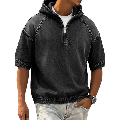 Men's Half-Zip Sports Hoodie