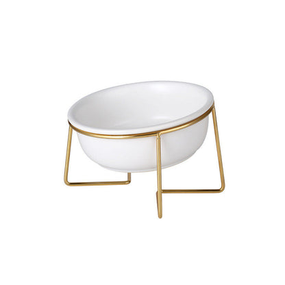 Ceramic tableware with gold frame