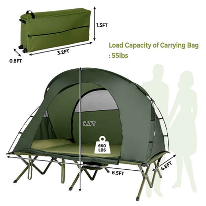 2-Person Camping Tent with Rainfly – Waterproof Outdoor Tent
