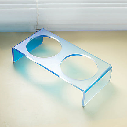 Cat Bowl Rack Acrylic Dog Bowl Anti-tumble