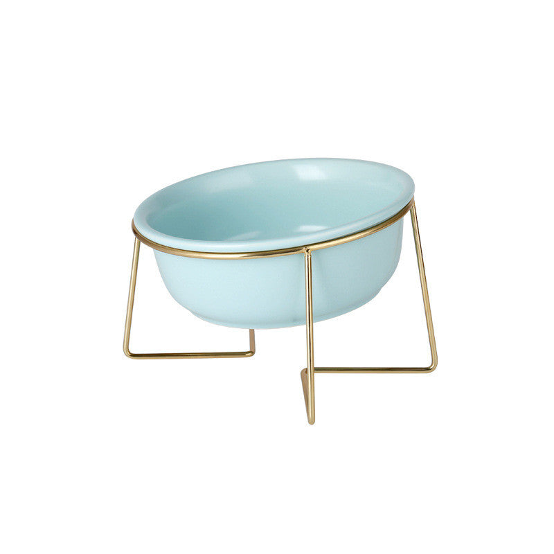 Ceramic tableware with gold frame