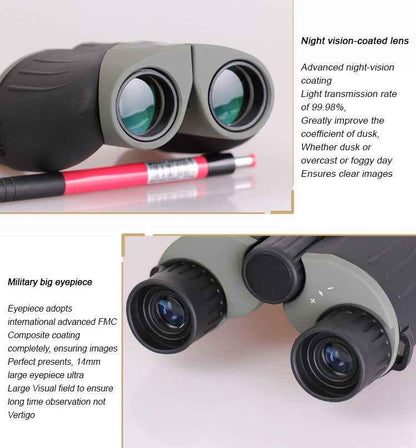 High-Powered Waterproof Night Vision Binoculars – Outdoor Telescope for Hunting & Hiking
