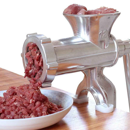 Multifunctional Manual Meat Mincer – Aluminum Alloy Grinder for Meat, Vegetables & Sausage
