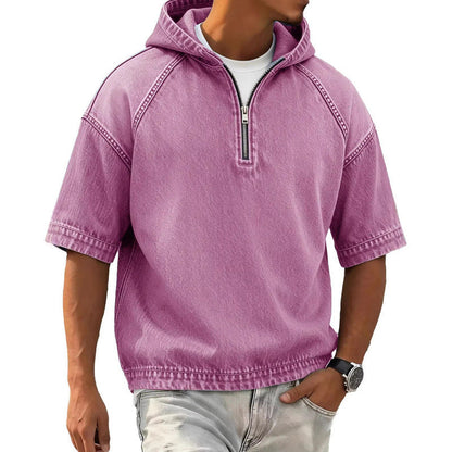 Men's Half-Zip Sports Hoodie
