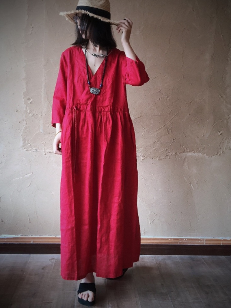 Flowy Mid Length Smock Dress for Women | Eva Trends