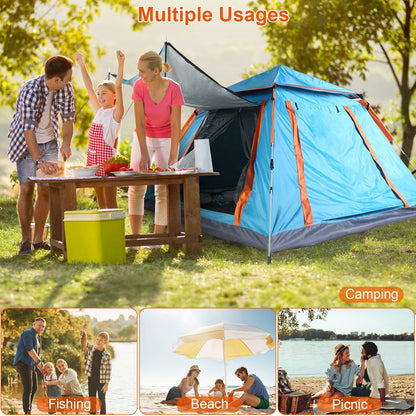 4-5 Person Waterproof Camping Tent with Mosquito Net