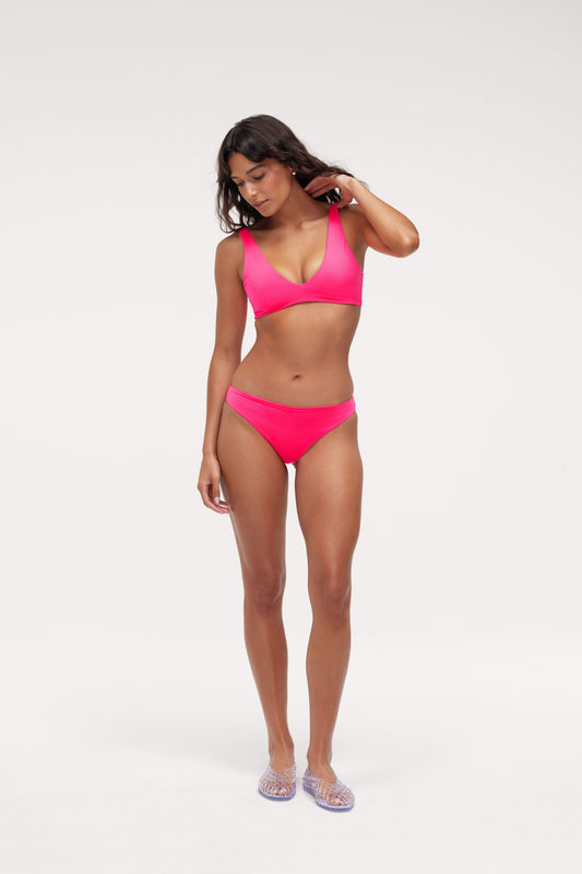 Low Waist Bikini Bottom | Smooth Dragonfruit