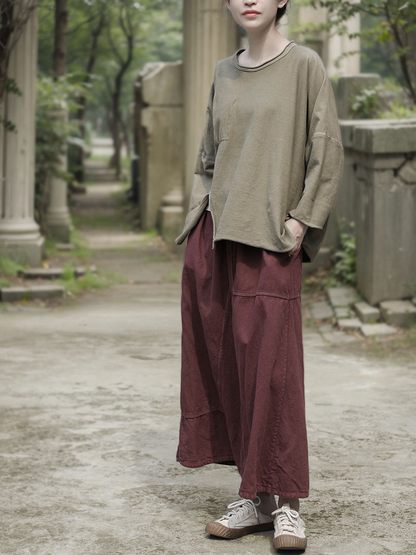 Women's Aesthetic  Summer Comfortable  Loose Bottom