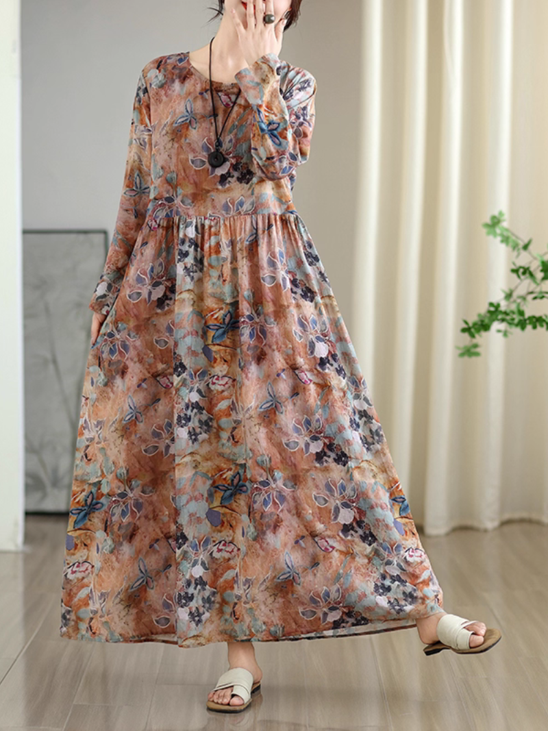 Trendy Women's Summer Printed Smock Dress | Eva Trends