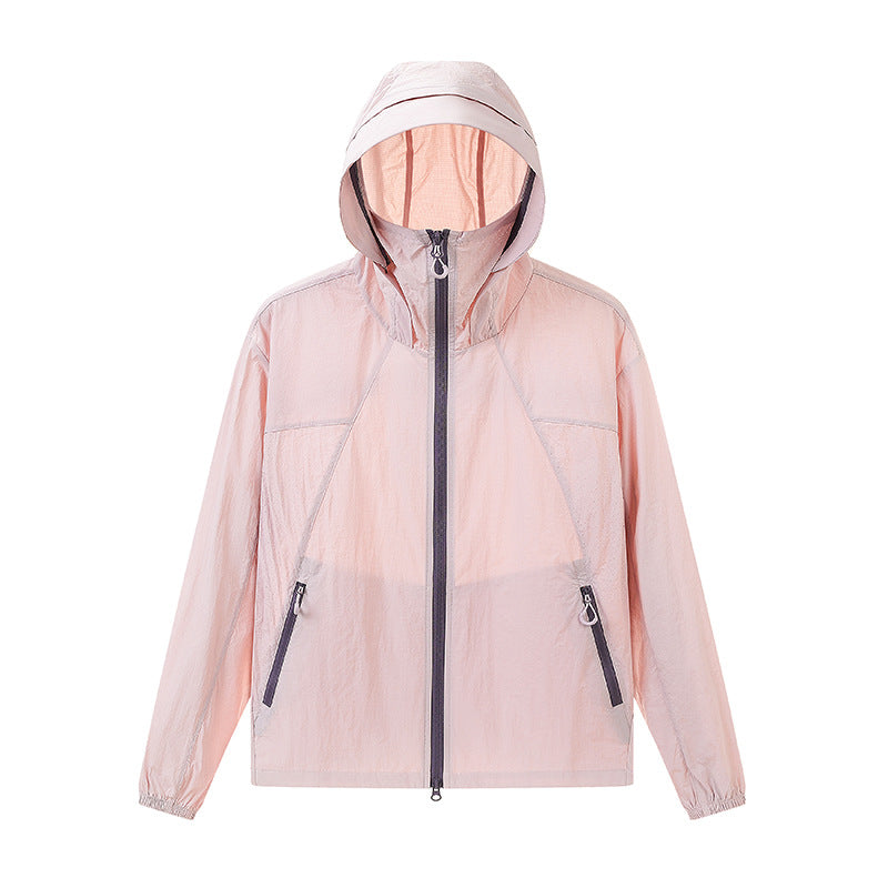 Unisex UV Protection Hooded Nylon Jacket – 10 Colors