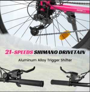 26" All-Terrain Mountain Bike | 21-Speed, Dual Shock Absorption & Disc Brakes