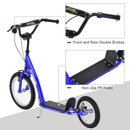 Kids Kick Scooter | Adjustable Handlebar, Dual Brakes & Inflatable Wheels | Ages 5+