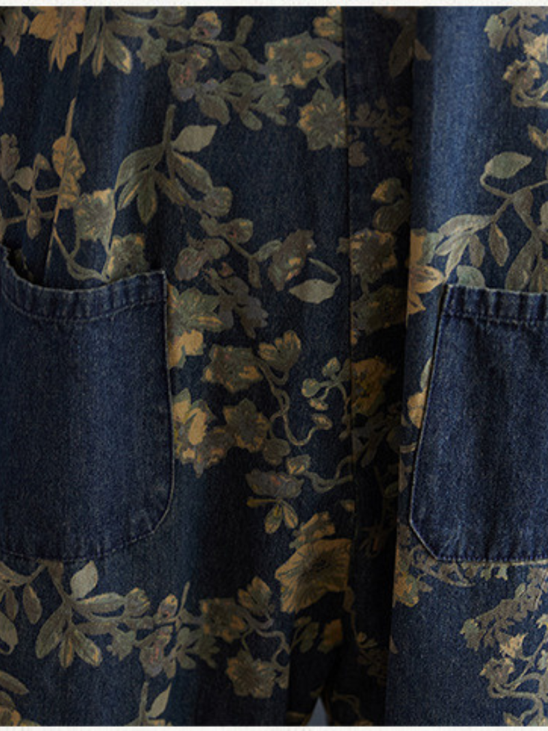 Printed Designer Dungaree - Fashion Forward Fit | Eva Trneds