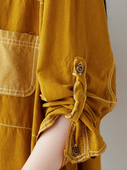 Lightweight Loose Fit Utility Jumpsuit - Cropped Everyday Comfort