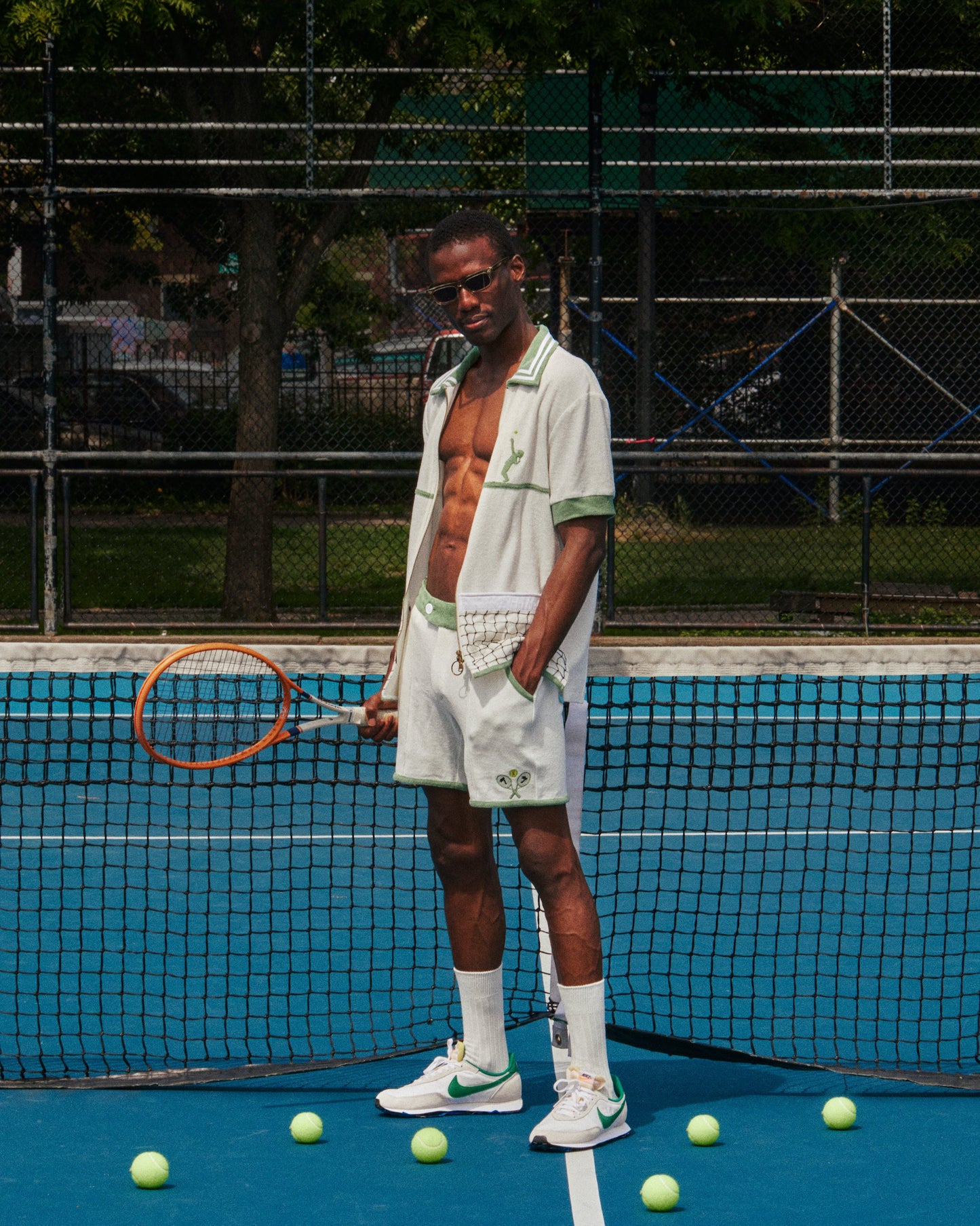 'Fault One' Tennis Cabana Shorts