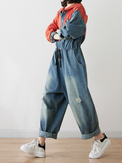 Hoodie Overalls - Casual Chic Comfort | Eva Trends