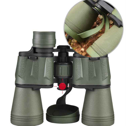 20x50 HD Binoculars – BAK4 Prism, FMC Green Film Coating, 168m/1000m Field of View
