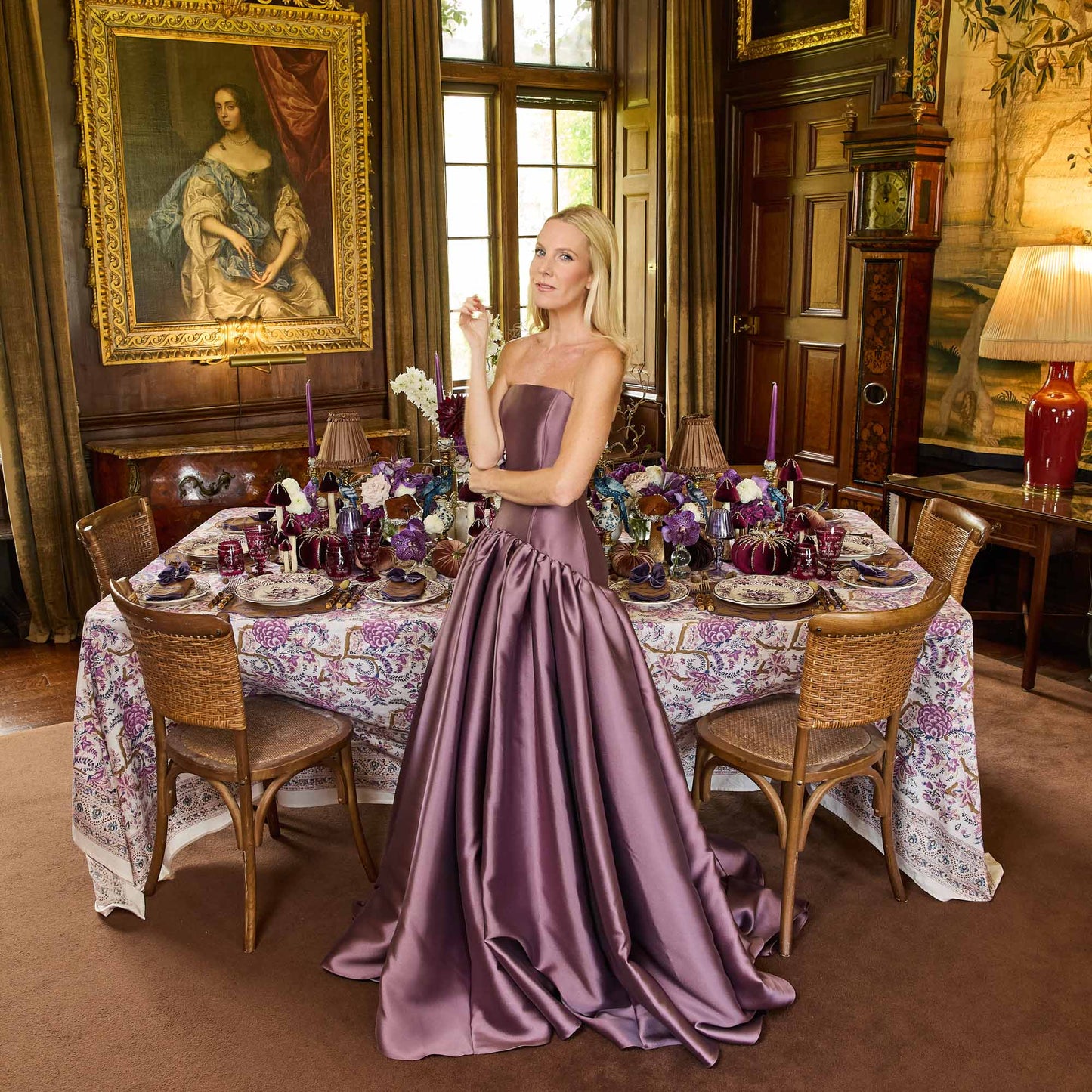 Purple Pandora Dinner Plate
