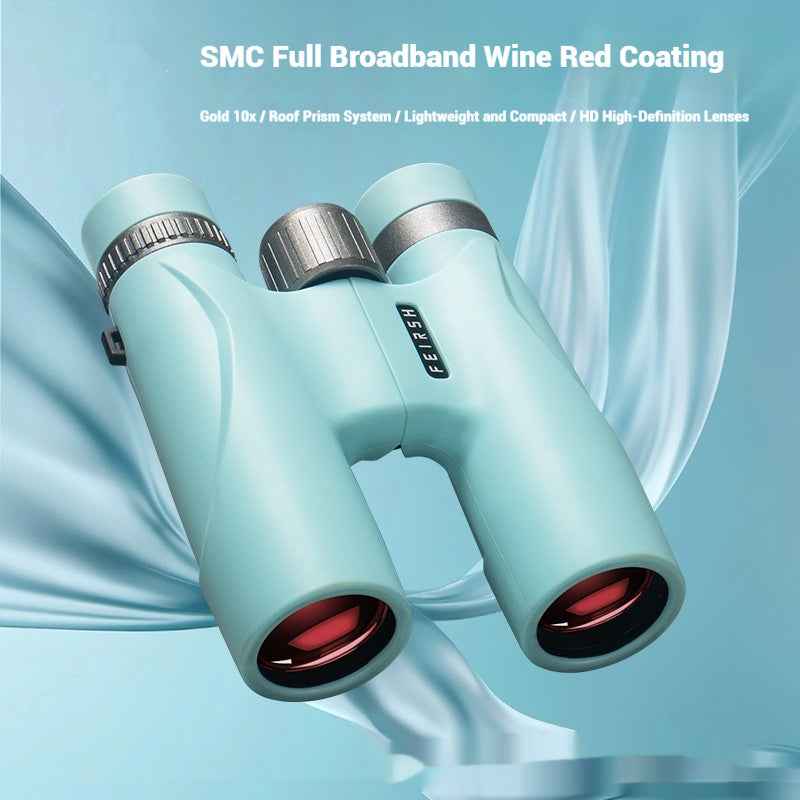 10x32 Compact HD Binoculars – Wide Field of View for Hiking, Travel & Outdoor Use
