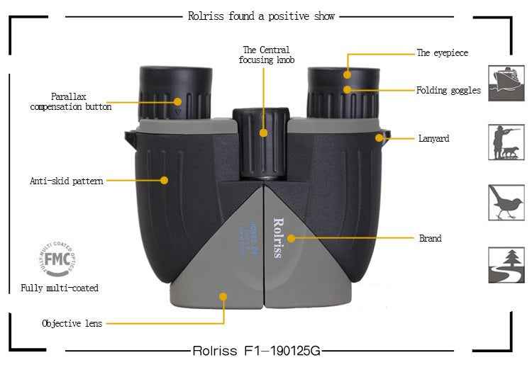High-Powered Waterproof Night Vision Binoculars – Outdoor Telescope for Hunting & Hiking