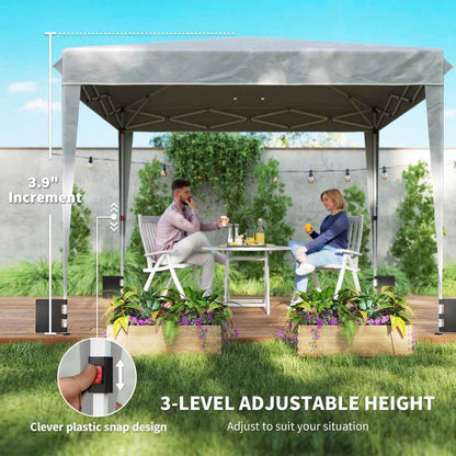 10x10 FT Pop-Up Canopy Tent with Sidewalls | UPF50+ Gazebo for Parties & Events