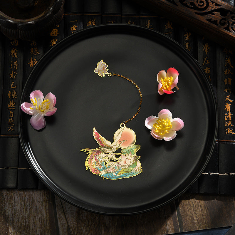 Chinese Style Flower God Classical Bookmark Teachers' Day Color Gift