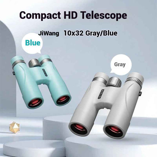 10x32 Compact HD Binoculars – Wide Field of View for Hiking, Travel & Outdoor Use
