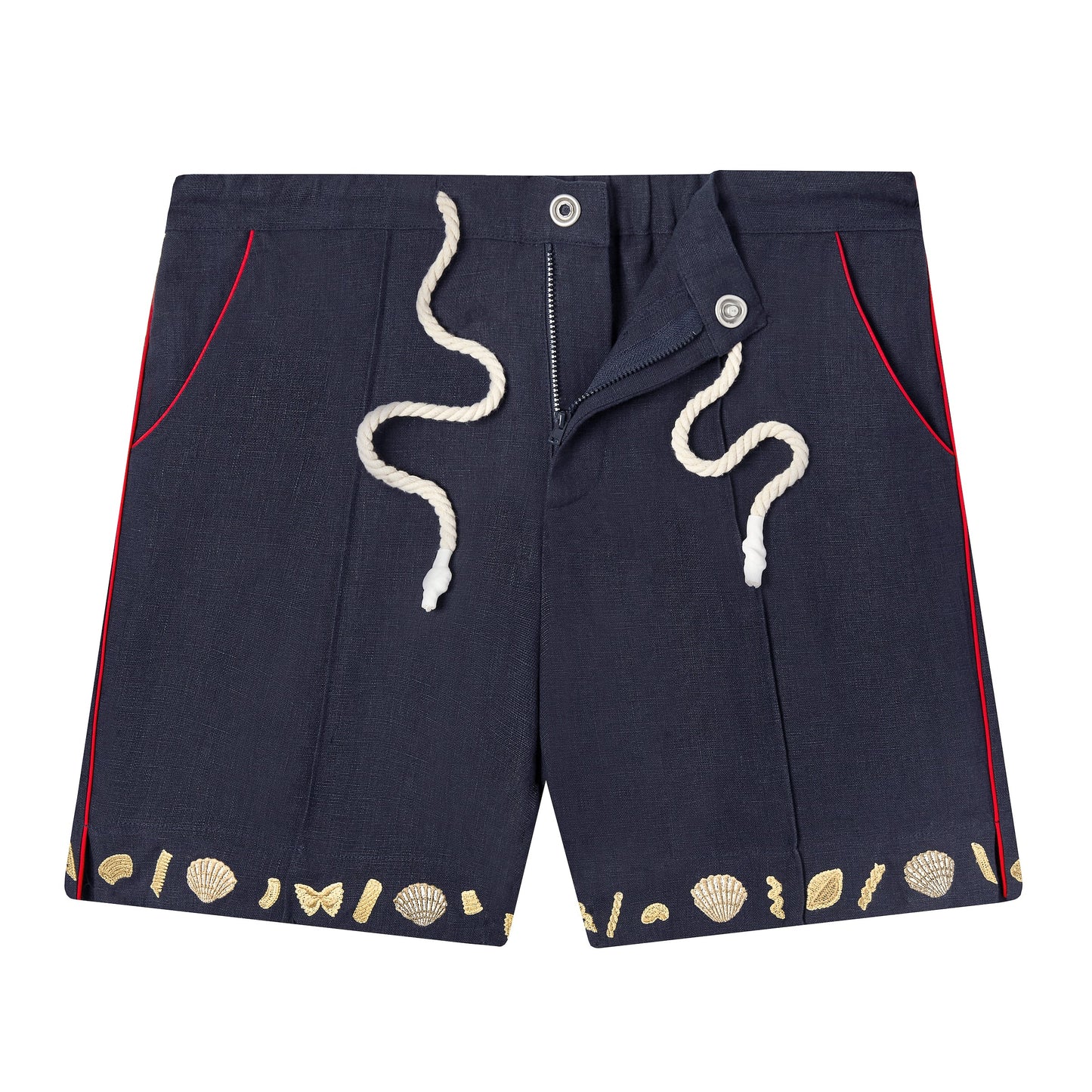 'Vongole!' Cabana Shorts (Navy)