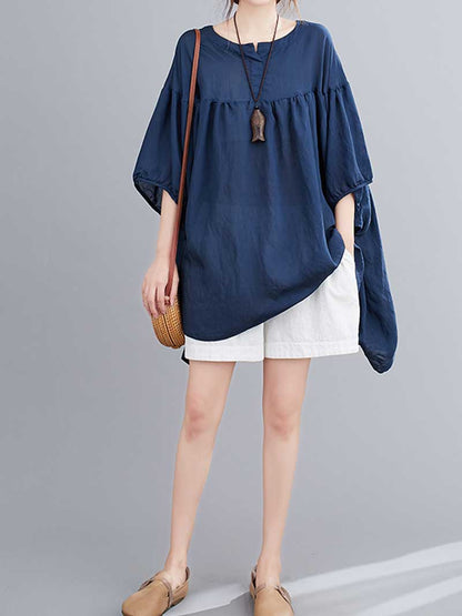 Endless Love Round Neck Cotton Top
