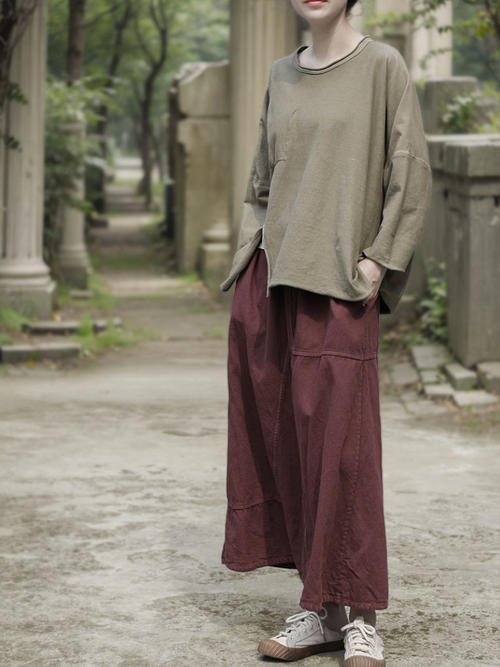 Women's Aesthetic  Summer Comfortable  Loose Bottom