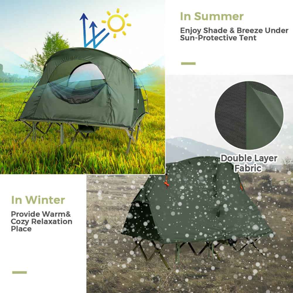 2-Person Camping Tent with Rainfly – Waterproof Outdoor Tent