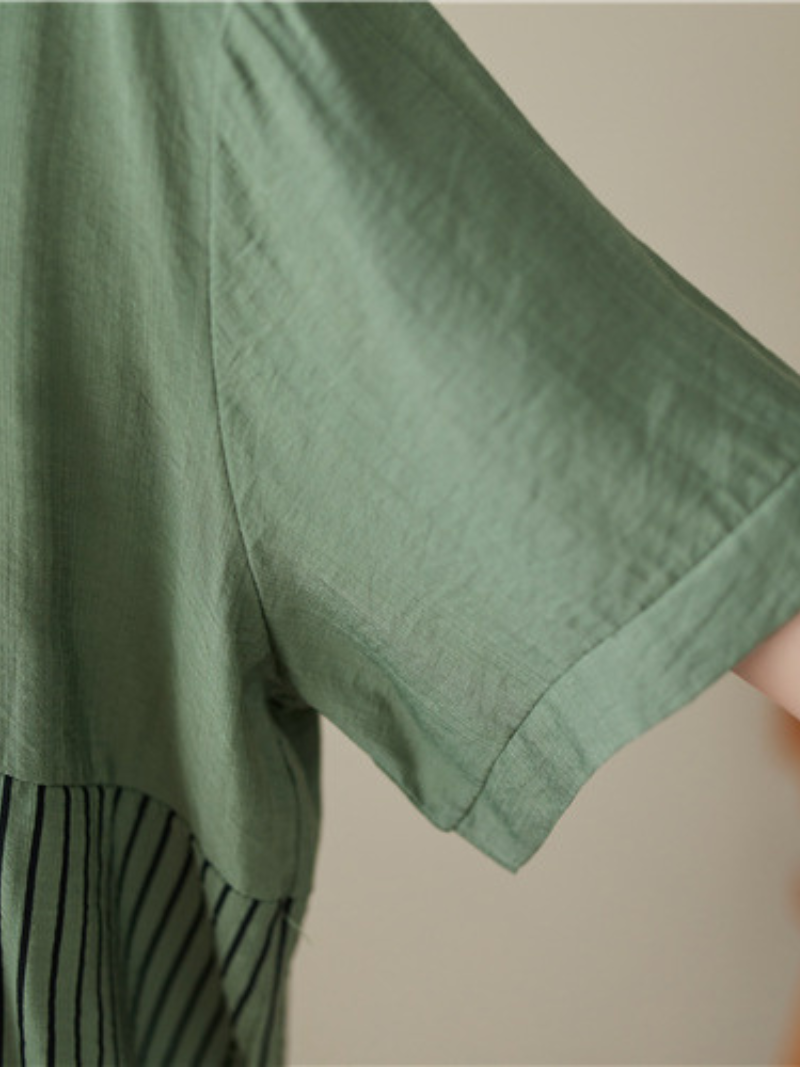 Sunshine Haven Women's Graceful Striped Tops