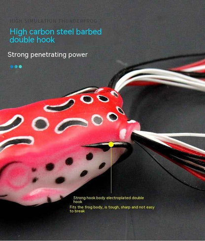 Thunder Frog Topwater Fishing Lure – Hollow Body Frog Bait