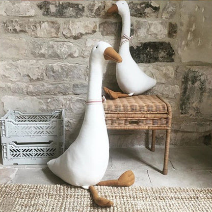 Children's Room Decoration Baby Sleep With Cotton Cartoon Goose Doll