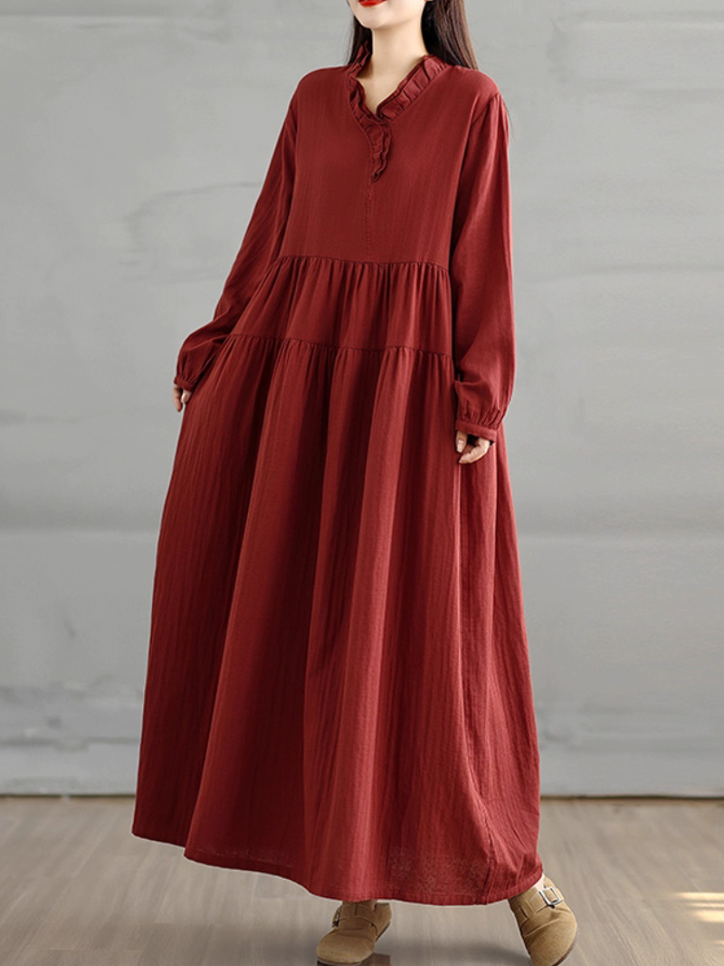 Stylish Women's Long Summer Smock Dress | Eva Trends