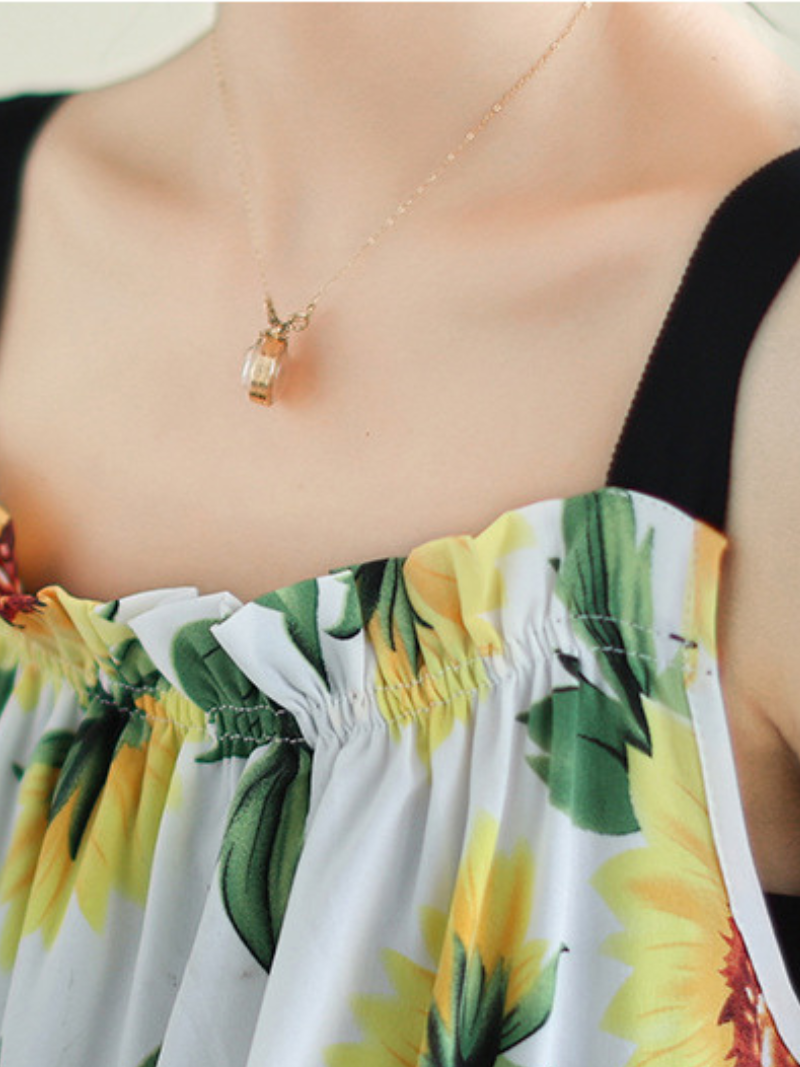 Soft Sunflower Loose Sleeveless Salopette | Eva Trends