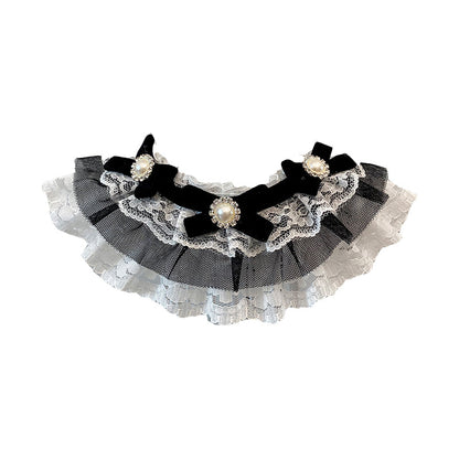 Cat Bib Collar Dog Drool Towel Pet Bow Tie