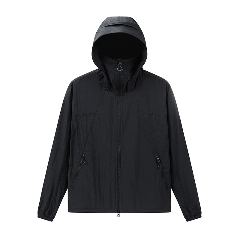 Unisex UV Protection Hooded Nylon Jacket – 10 Colors