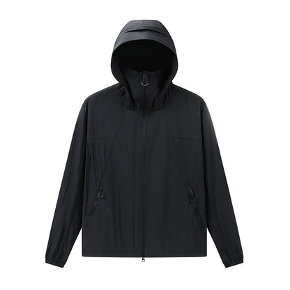 Unisex UV Protection Hooded Nylon Jacket – 10 Colors