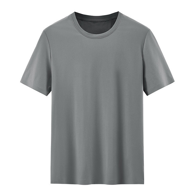 Men's Breathable Mesh-Texture Patchwork T-Shirt