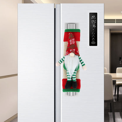 Christmas Refrigerator Door Handle Cover Handle Protector Home Decorations
