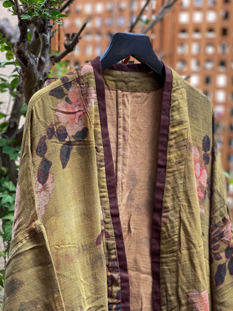 Women's Summer Cool & Comfy Printed  Loose Cardigan Dress