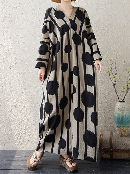 Women's Summer Trendy Party Wear Loose Kaftan Dress