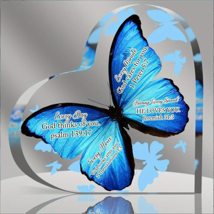 Acrylic Ornament Heart-shaped Crafts Valentine's Day Mother's Day Halloween Gift For Friends And Relatives Commemorative Gift