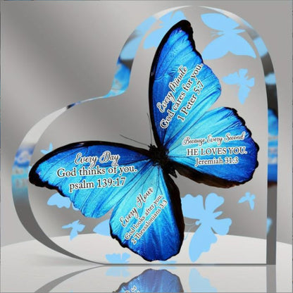 Acrylic Ornament Heart-shaped Crafts Valentine's Day Mother's Day Halloween Gift For Friends And Relatives Commemorative Gift