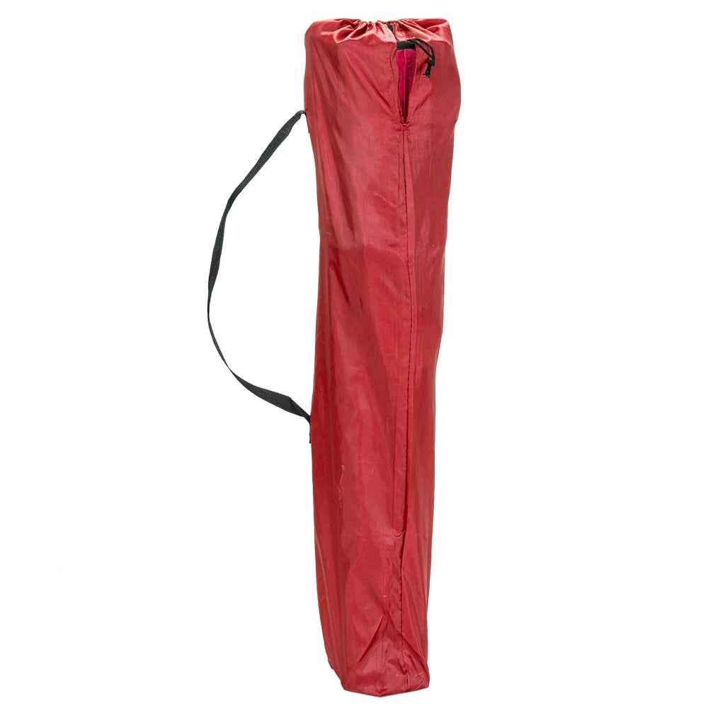 Foldable Camping Chair with Carry Bag – Red, Supports 230 lbs