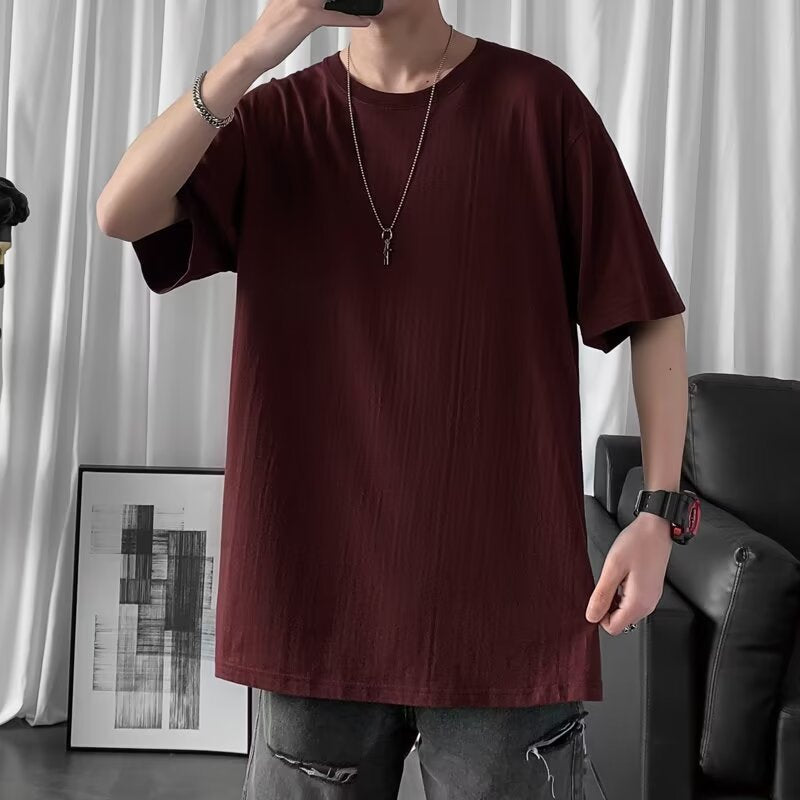 Men's Drop-Shoulder Relaxed Fit T-Shirt – 16 Colors