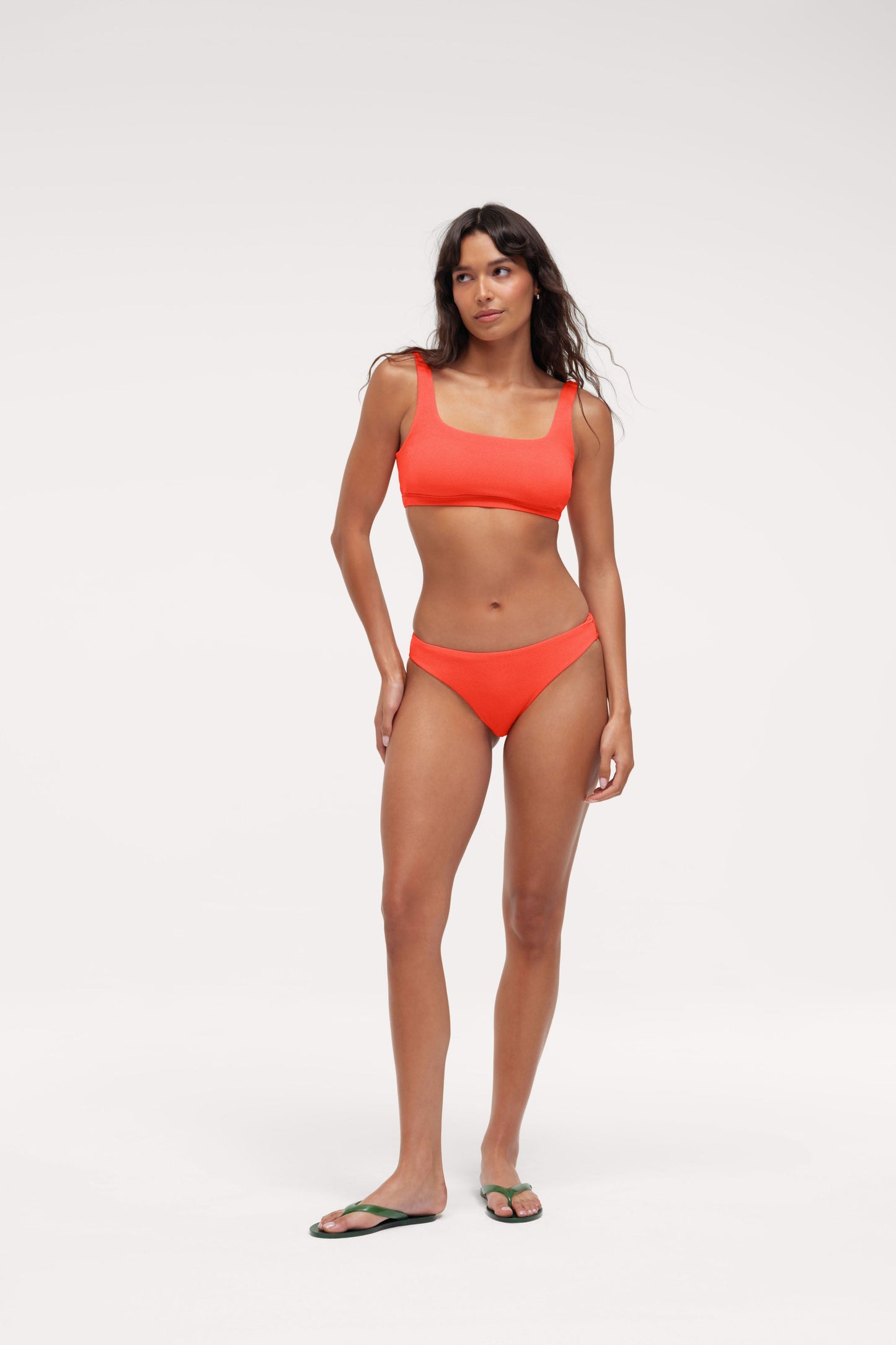 Low Waist Bikini Bottom | Crispy Papaya