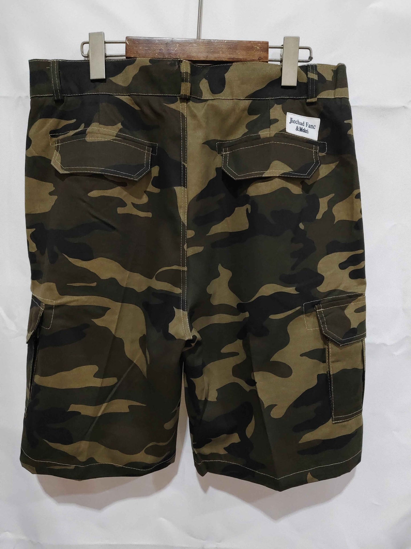 Men's Camouflage Cotton Cargo Shorts – Casual Outdoor Shorts