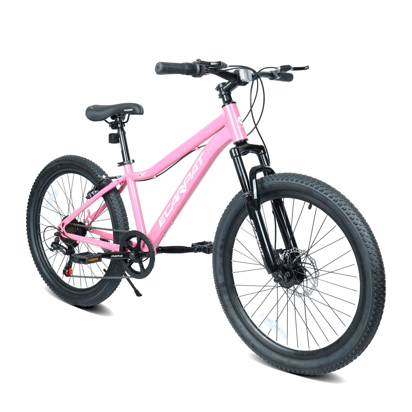 24" Youth Mountain Bike | 7-Speed, Front Disc Brake, Suspension & Alloy Rims